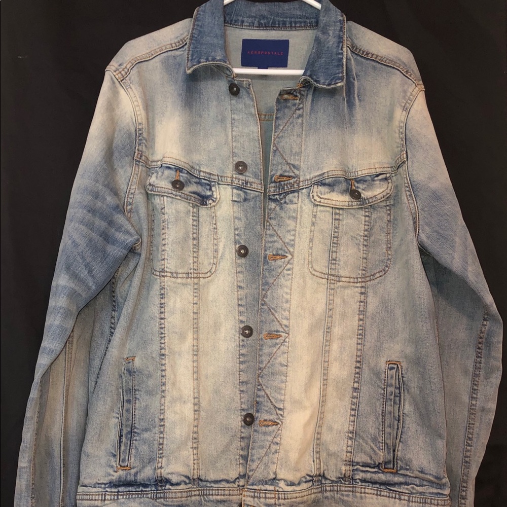Aeropostale Distress Denim Jacket